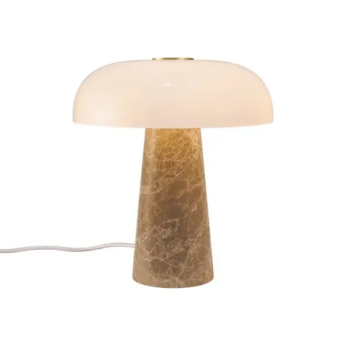 Lampa stołowa marmur szkło Glossy Mini, beżowa DFTP by Nordlux Kup teraz
