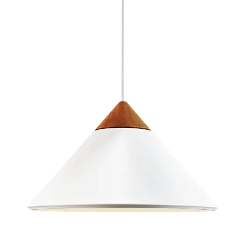 Lampa wisząca stożkowy klosz Kinto, biała DFTP by Nordlux Ograniczona ilość