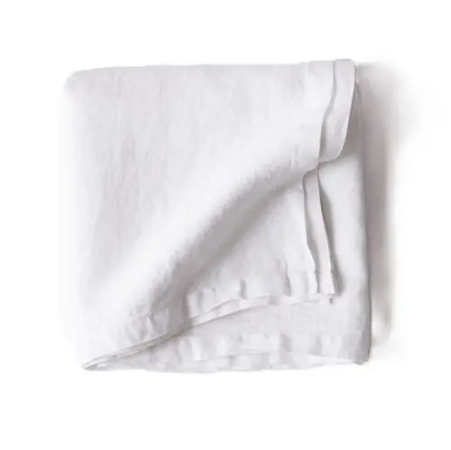 Promocja Obrus z miękkiego lnu stone washed 145x270, biały Tell Me More
