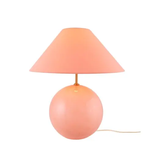 Bestseller Lampa stołowa kula ze stożkowym kloszem Iris 35, Blush Globen Lighting