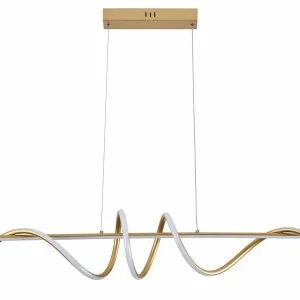 Hit cenowy Serpent lampa wisząca 1xLED/34W złota 33970109