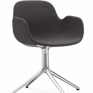 Bestseller Fotel Form Swivel 4L tapicerowany (Srebrna podstawa)