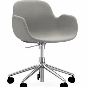 Fotel Form Swivel 5W tapicerowany (Srebrna podstawa) Obniżka ceny