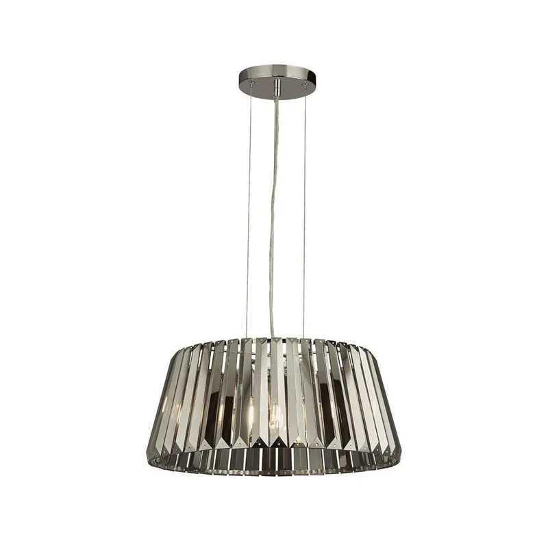 Tiara lampa wisząca 5punktowa chrom/przydymiona 28955SM Tylko dziś
