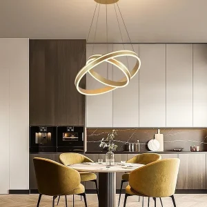 Vivies lampa wisząca 2xLED/54W złota 62010215 Hit sprzedaży