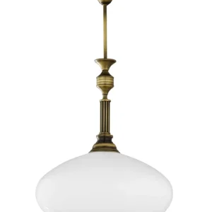 Nowy Zeus lampa wisząca 1xE27 mosiądz patynowany 620