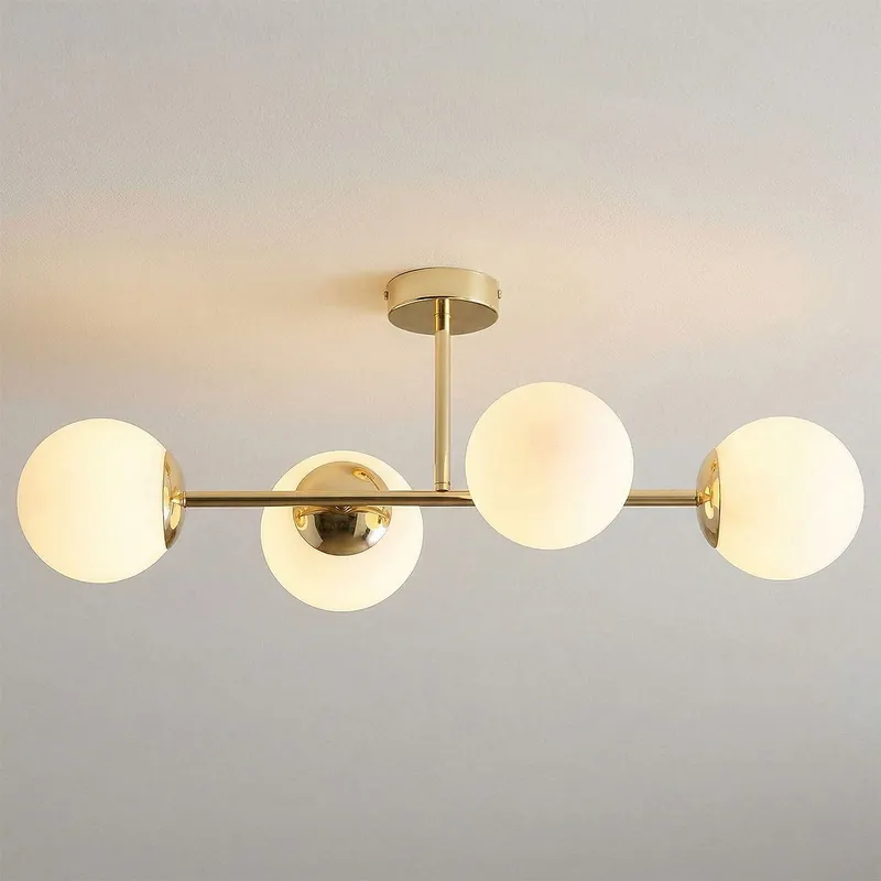 Glorena lampa sufitowa 4xE14 złota 63431 Kup online