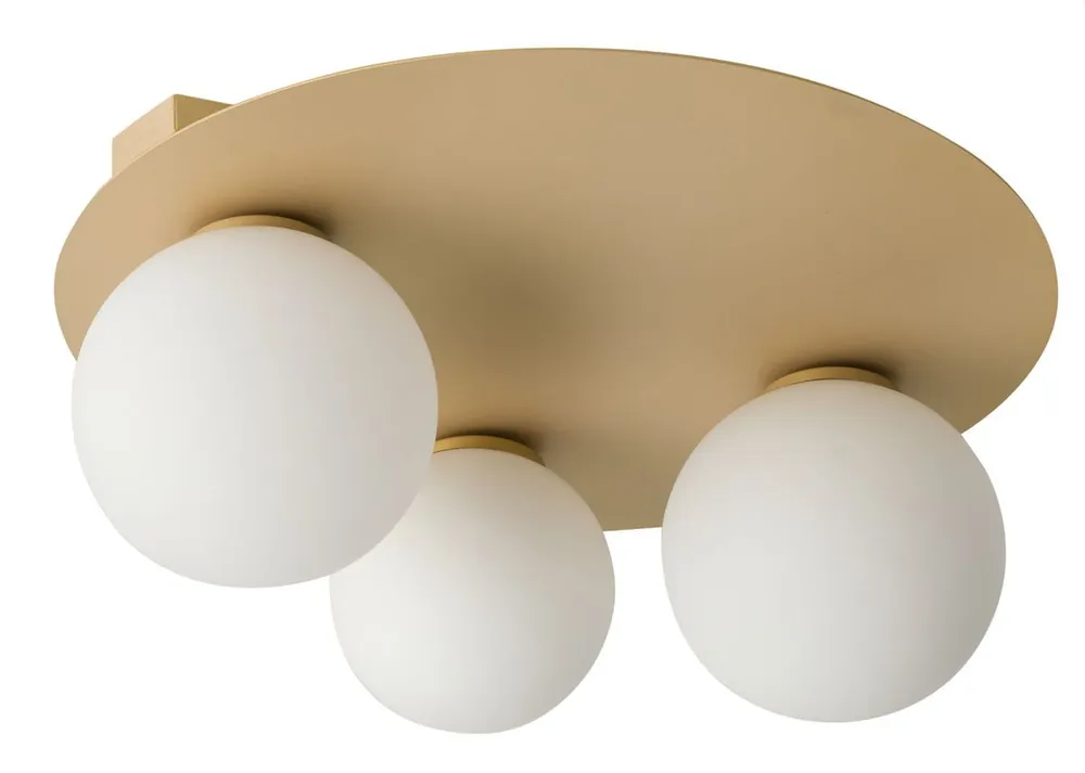 Argon lampa sufitowa 3punktowa okrągła złota 33271 Ograniczona ilość