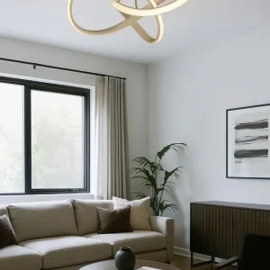 Bestseller Bandol lampa sufitowa LED 38W piaskowa 9064113S