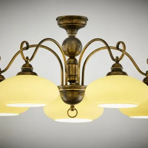 Bolero lampa sufitowa 5xE27 czarna/złoty patynowany 399 Zamów teraz