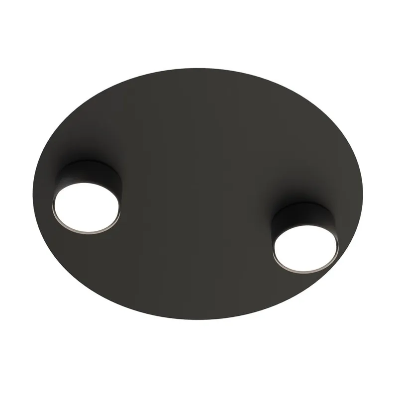 Bolx lampa sufitowa 2xGX53 czarna 1441/2 Nie przegap