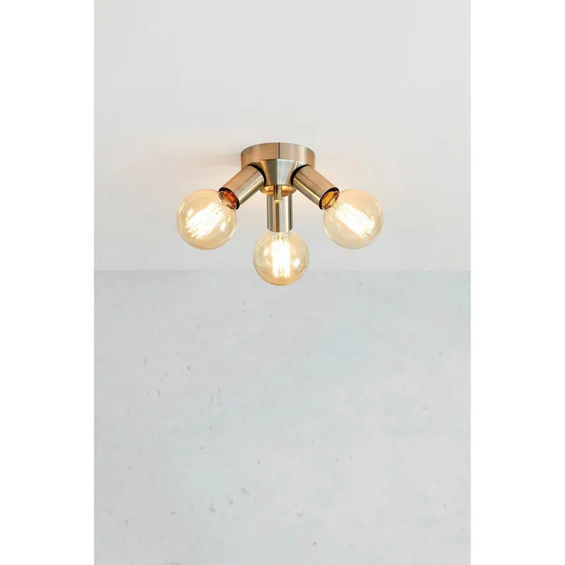 Hit cenowy Mazzo lampa sufitowa 3xE27 nikiel satyna 108551