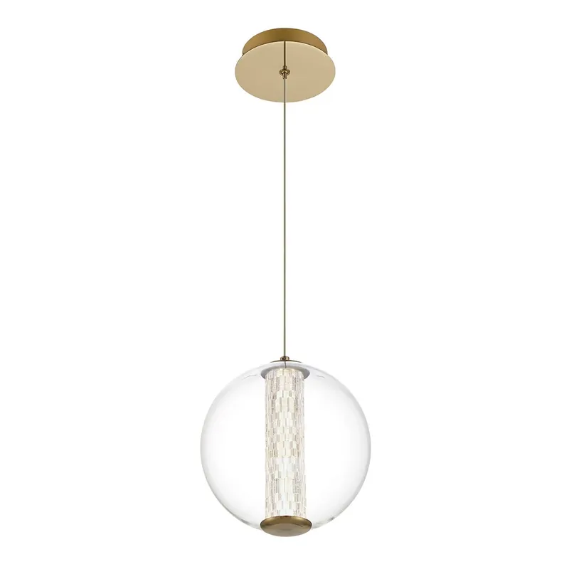 Bestseller Lampa wisząca Atomo szczotkowane złoto QN-ATOMO-1P-BG QUINTIESSE