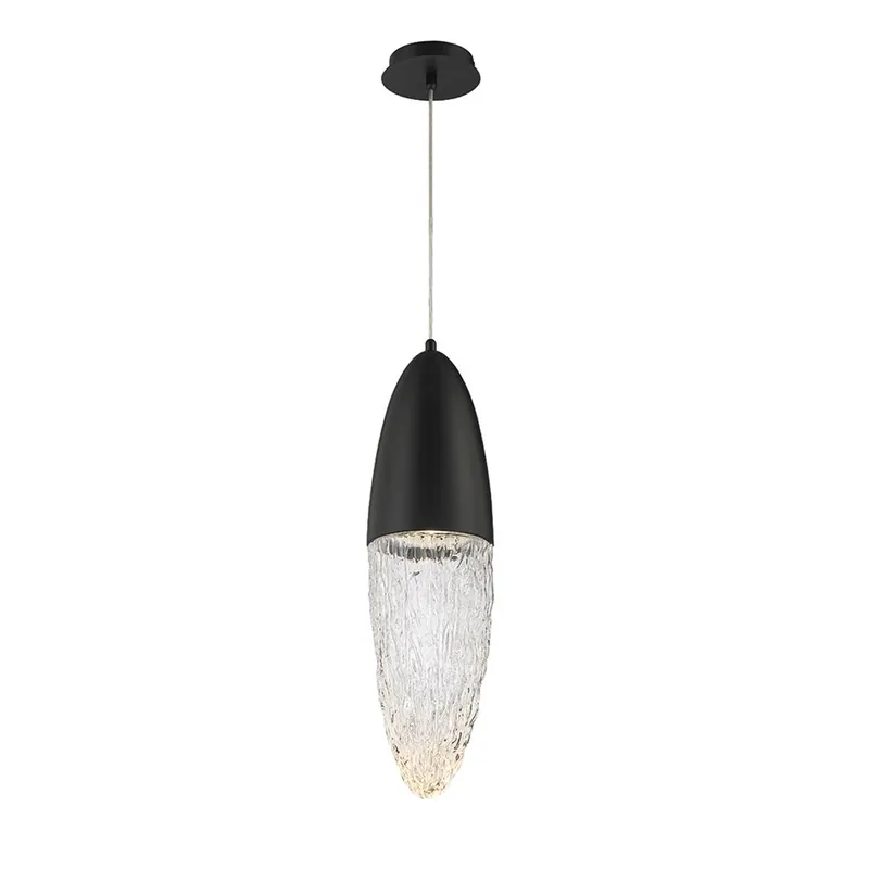 Do wyczerpania zapasów Lampa wisząca Ecrou oprawa w kolorze czarnym QN-ECROU-1P-BK QUINTIESSE