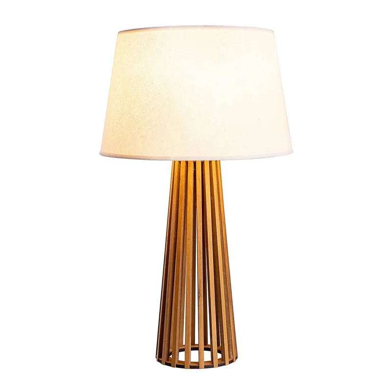 Lampa stołowa Slatted oprawa w kolorze drewnianym QN-SLATTED-TL-TEAK QUINTIESSE Wybór klientów