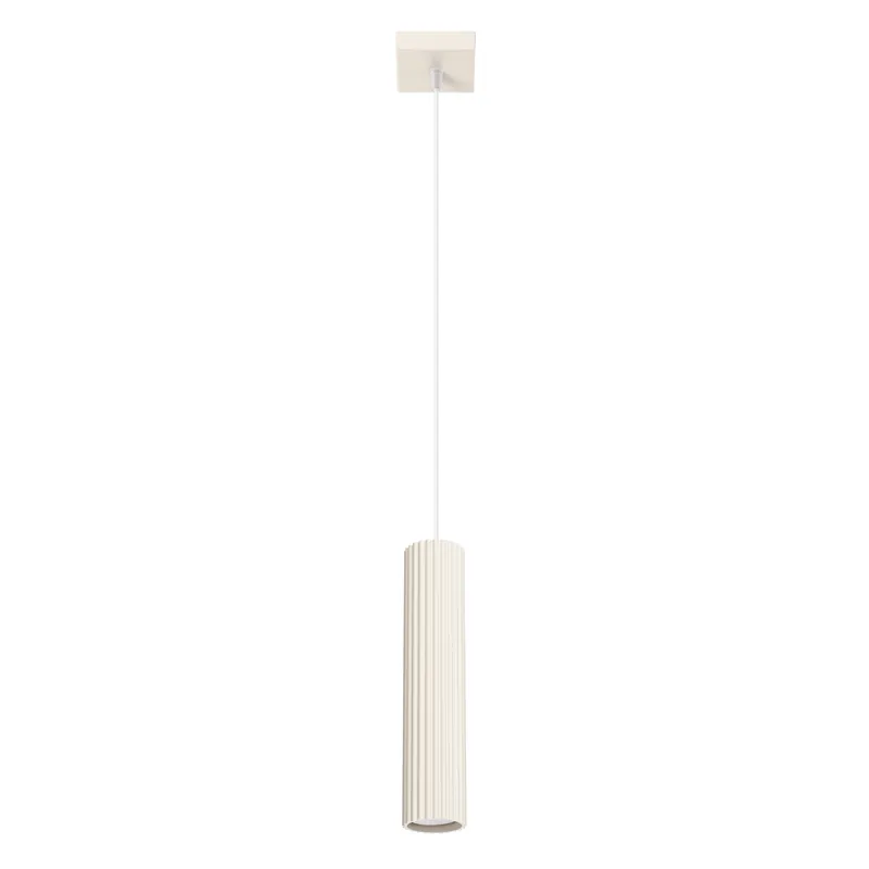 Nie przegap Lampa wisząca KARBON 1 SL.1592 oprawa w kolorze beżowym Sollux Lighting