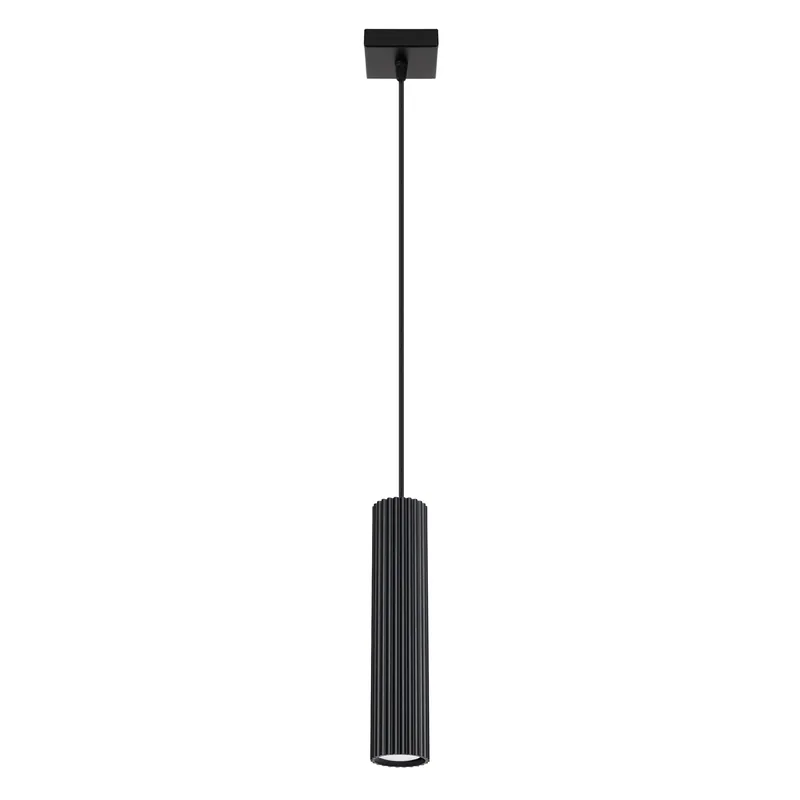 Lampa wisząca KARBON 1 SL.1573 oprawa w kolorze czarnym Sollux Lighting Nie przegap
