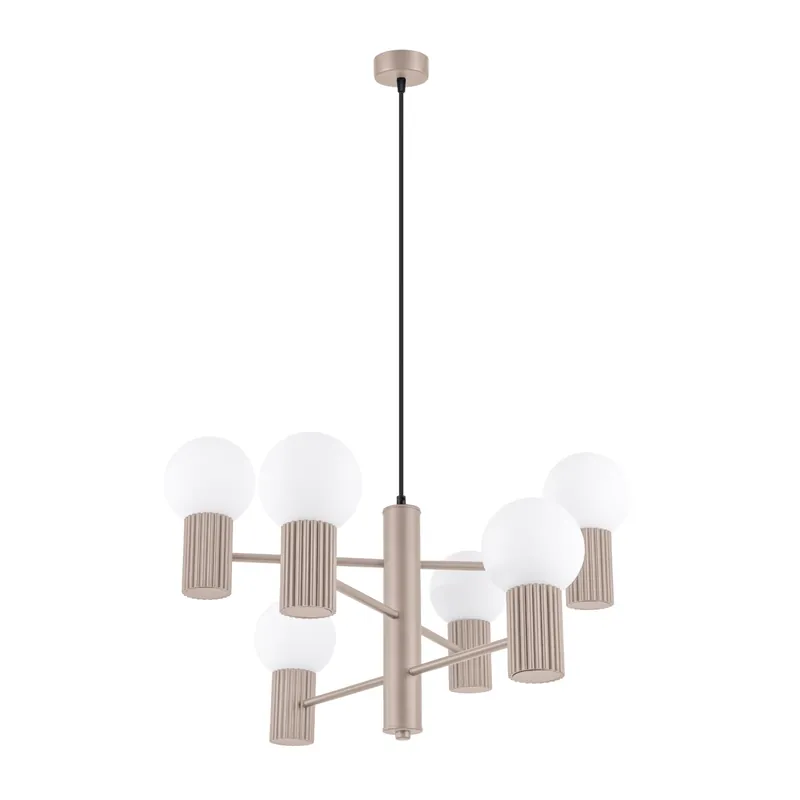 Żyrandol HALO 6 SL.1836 oprawa w kolorze taupe Sollux Lighting Kup online