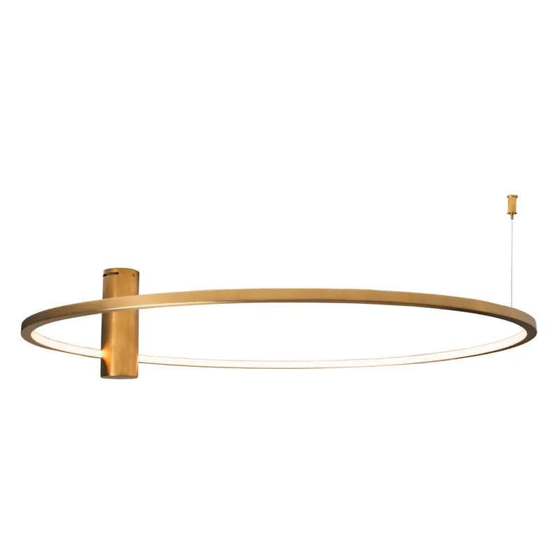 Rabat Lampa suftiowa QUEEN C0240 oprawa w kolorze szczotkowanego złota MAXLIGHT