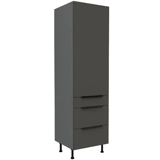Szafka Kuchenna AriaGr/Ant Anti Fingerprint 60dks215 1f 3s Najlepsza cena