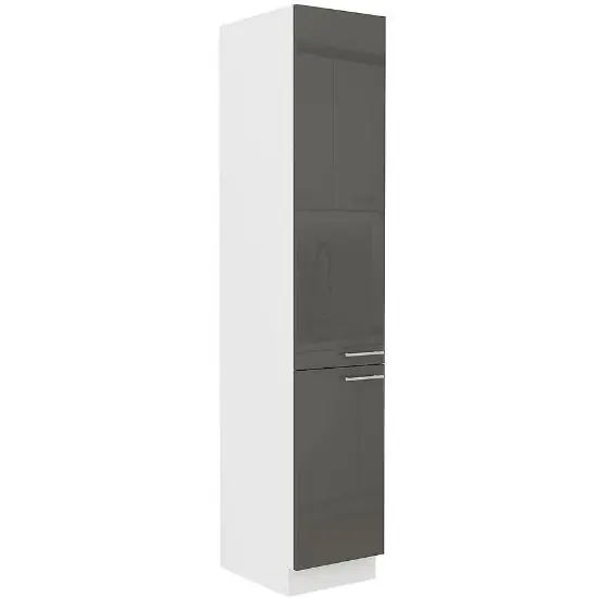 Szafka Kuchenna Lara 40dk210 2f Bb Szary Połysk Oferta czasowa